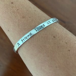 Silver Bracelet - Friendship